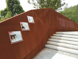 东城耐候钢挡土墙
